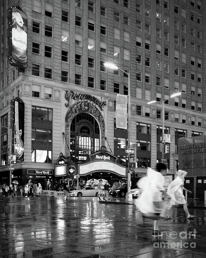 Summer Shower, Times Square, NYC #130559 by John Bald Summer Shower, Times Square, NYC #130559 by John Bald