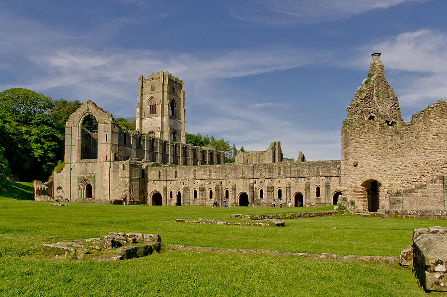 Summer sky over the ruins. Photograph by Elena Perelman