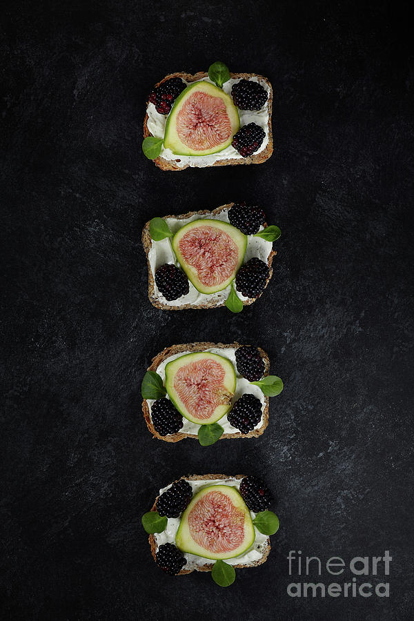 Bread Photograph - Summer Snack by Corina Daniela Obertas