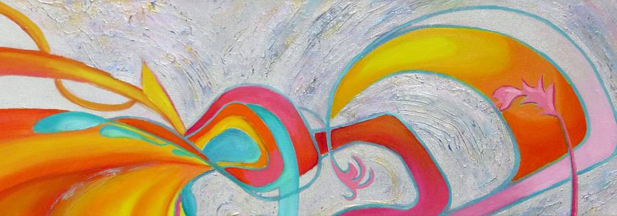 Abstract Painting - Summer Solstice  by Elissa Anthony