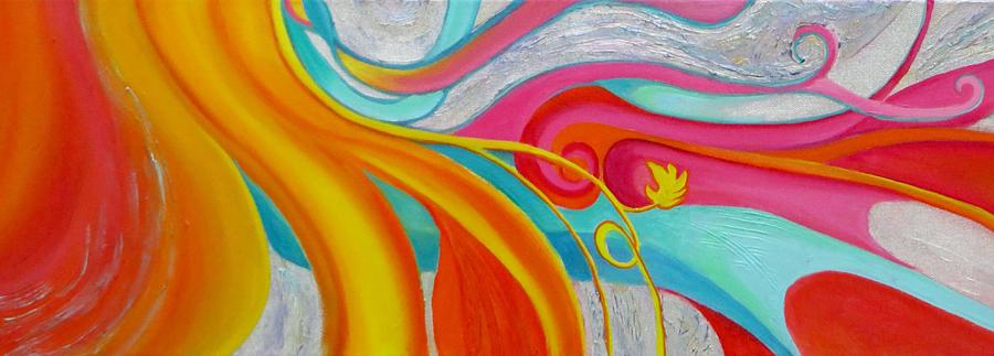 Abstract Painting - Spring Solstice II by Elissa Anthony