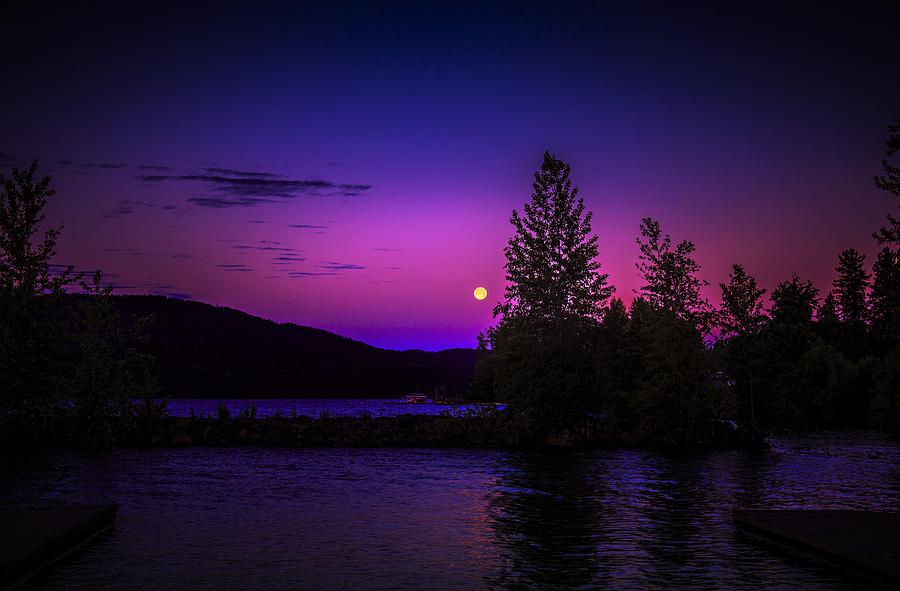 Summer Solstice Photograph -  Solstice Moon by Kirk Miller