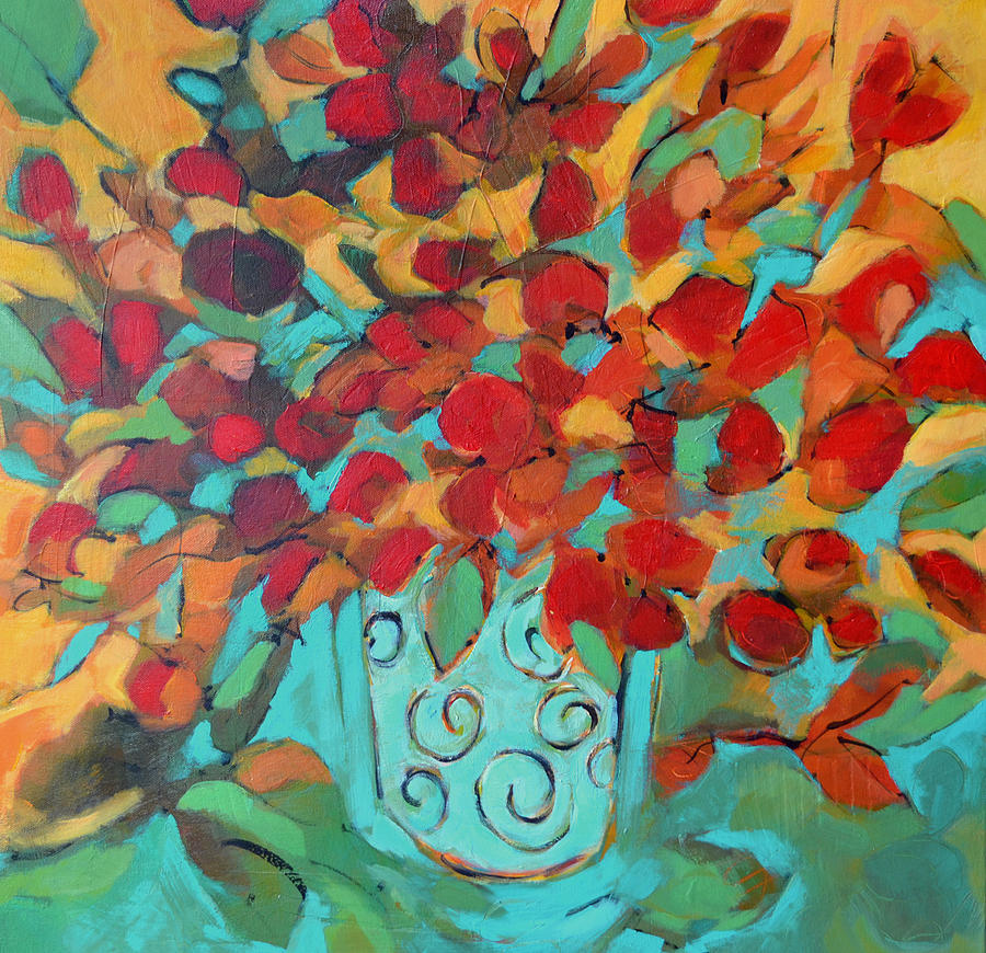 Abstract Painting - Summer Splash by Filomena Booth Abstract Painting - Summer Splash by Filomena Booth