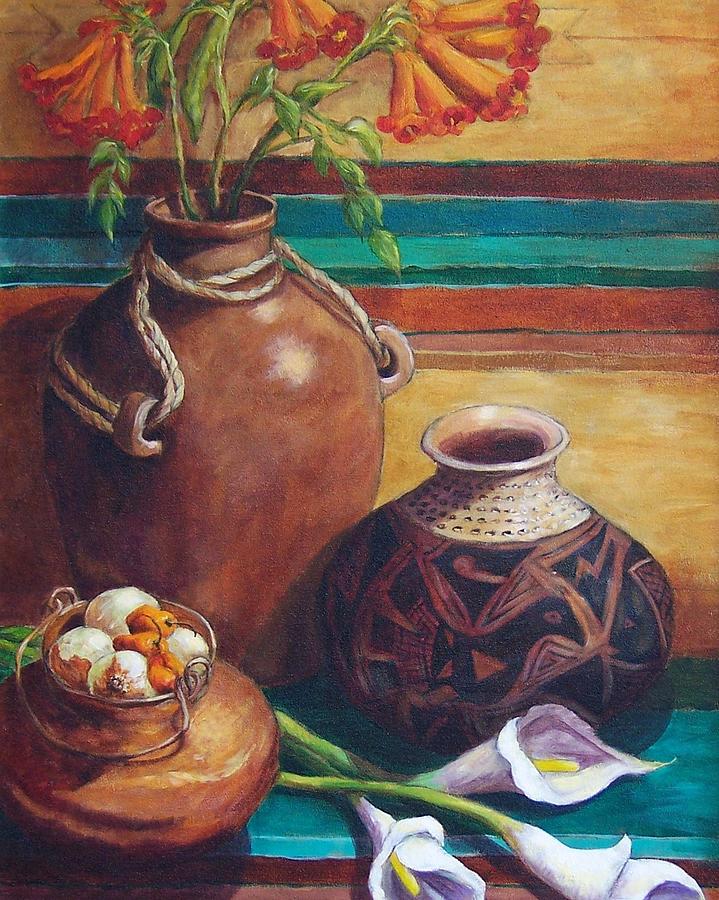 Summer Still life Painting by Candy Mayer
