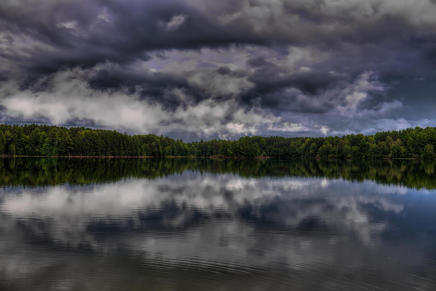 Summer Storm Clouds Over Buck Lake Photograph by Dale Kauzlaric