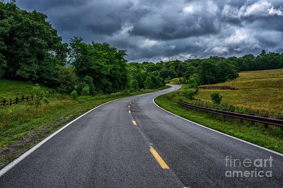 Summer Storm Highland Scenic Highway Photograph by Thomas R Fletcher