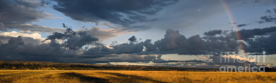 Summer Storm panorama Photograph by Richard Verkuyl