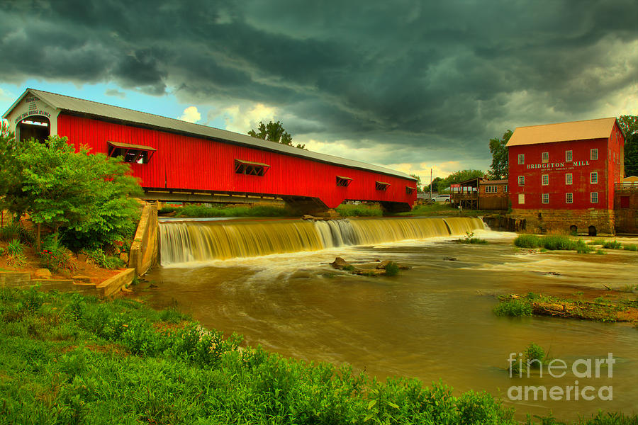 Summer Storms Over Bridgeton, IN Photograph by Adam Jewell