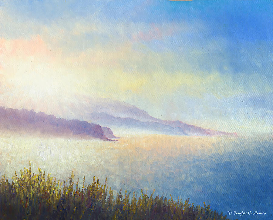 Summer Sunrise Plein Air Painting by Douglas Castleman