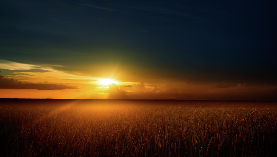 Sunset Photograph - Summer Sunset by Mark Andrew Thomas