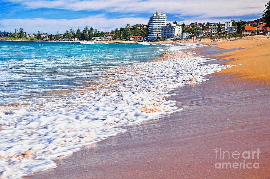 Summer Photograph - Summer Sunshine on the Waves by Kaye Menner