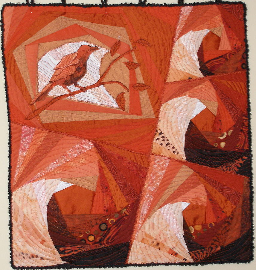Summer Tanager Mixed Media by Diane  DiMaria