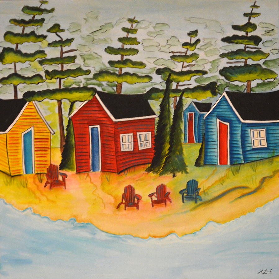 Summer Time Painting by Heather Lovat-Fraser