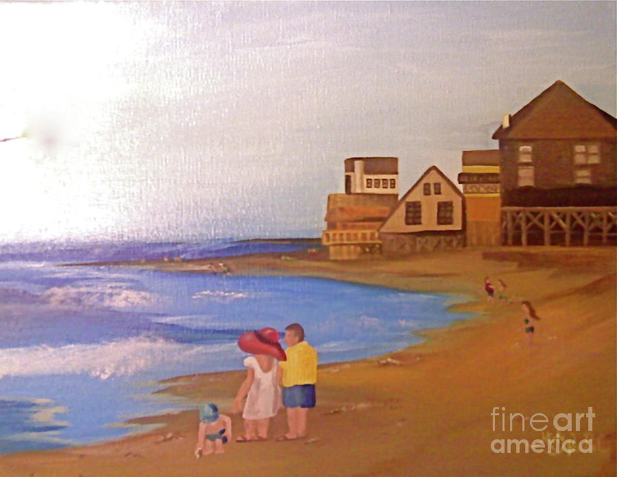 Beach Painting - Summer-Time Memories by Misty VanPool