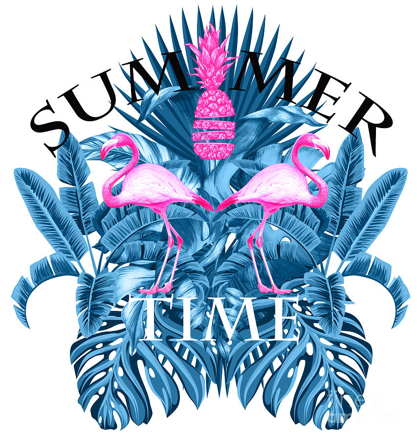 Animal Digital Art - Summer Time Tropical  by Mark Ashkenazi