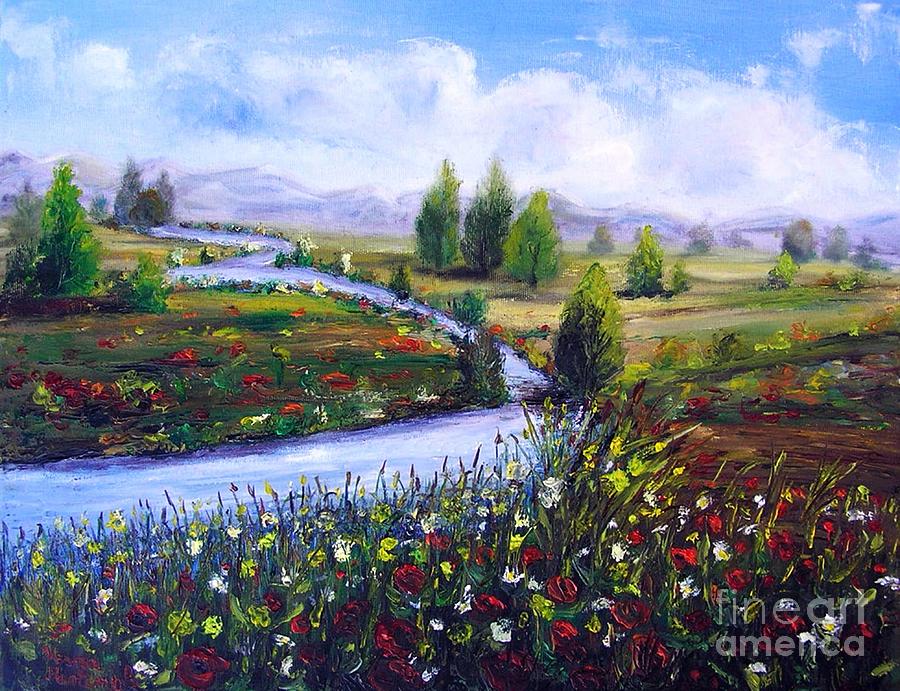 Summer time Painting by Vesna Martinjak