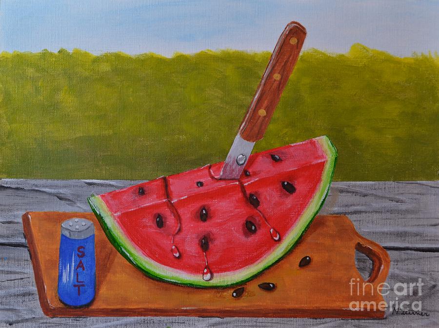 Summer Treat Painting by Melvin Turner