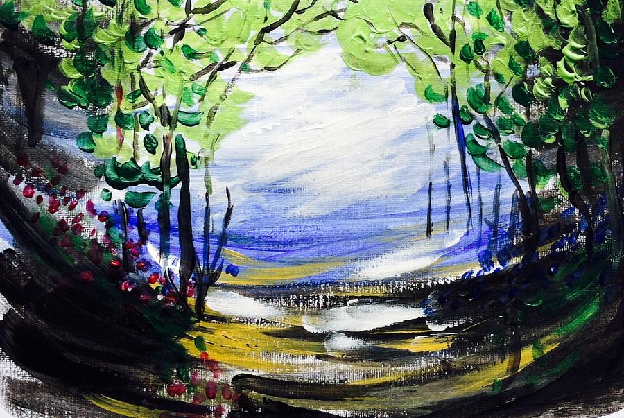 Summer tree Painting by Hae Kim