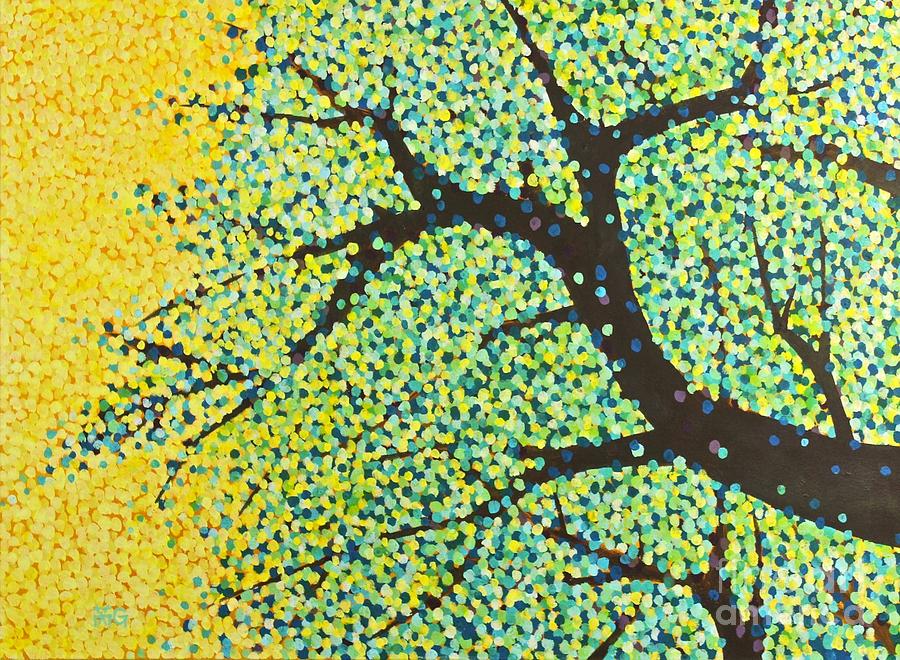 Summer tree Painting by Wonju Hulse