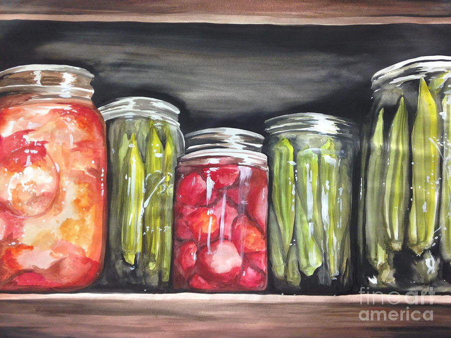 Summer Painting - Summer Under Glass by Mallory Tartaglia