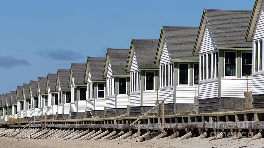 Summer Vacation Cottages at the Beach Photograph by Edward Fielding