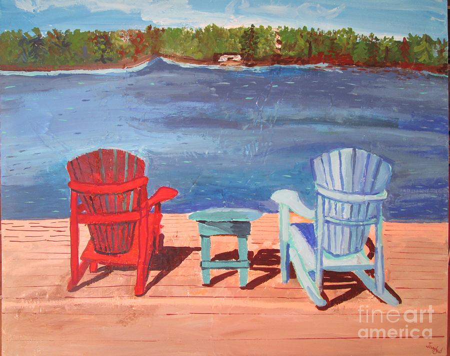 Summer Vacation Painting by Jennylynd James
