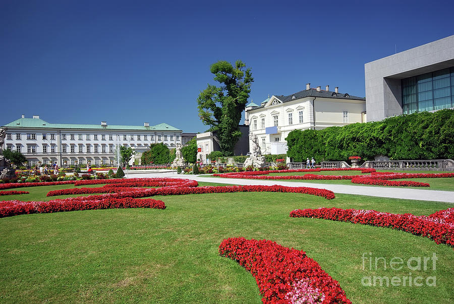 Wolfgang Amadeus Mozart Photograph - Summer view in Salzburg by Cosmin-Constantin Sava
