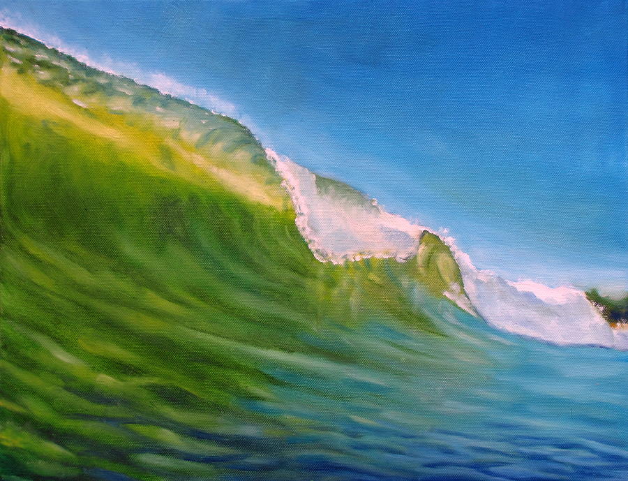 Summer Waves Painting by Olivier Longuet - Fine Art America