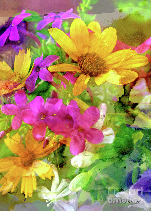 Summer Wildflower Boquet 2 Photograph by Debbie Portwood