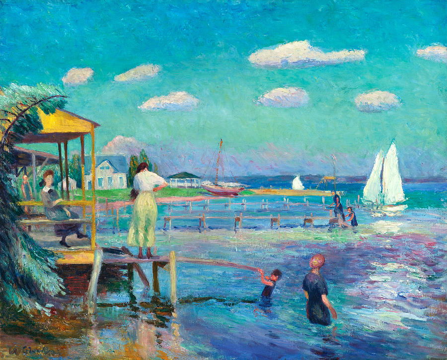 Summer Painting by William Glackens