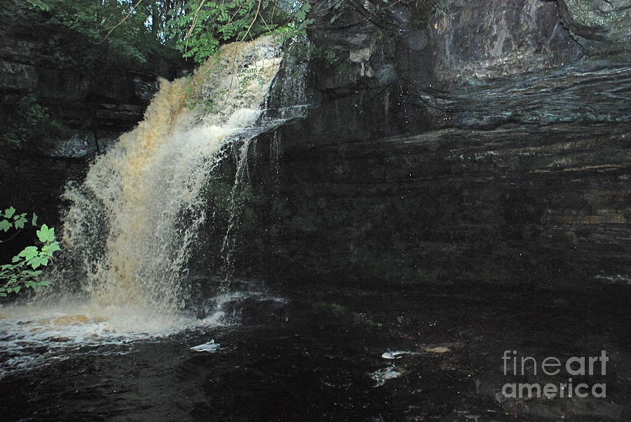 North Photograph - Summerhill Force  -  Gibsons Cave by Doug Thwaites