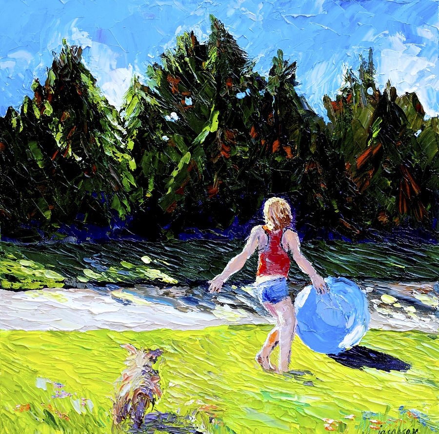 Summers Almost Over Painting by Carrie Jacobson