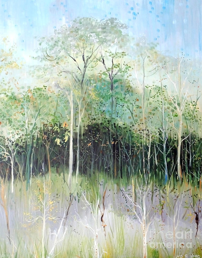 Summers Woods Painting by Lizi Beard-Ward