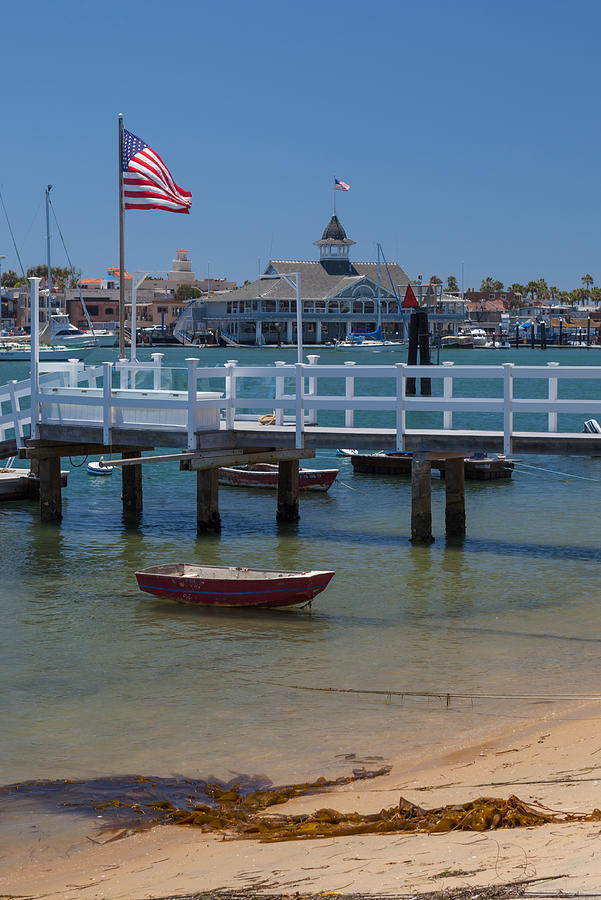 Summertime in  Newport Beach Harbor Photograph by Cliff Wassmann