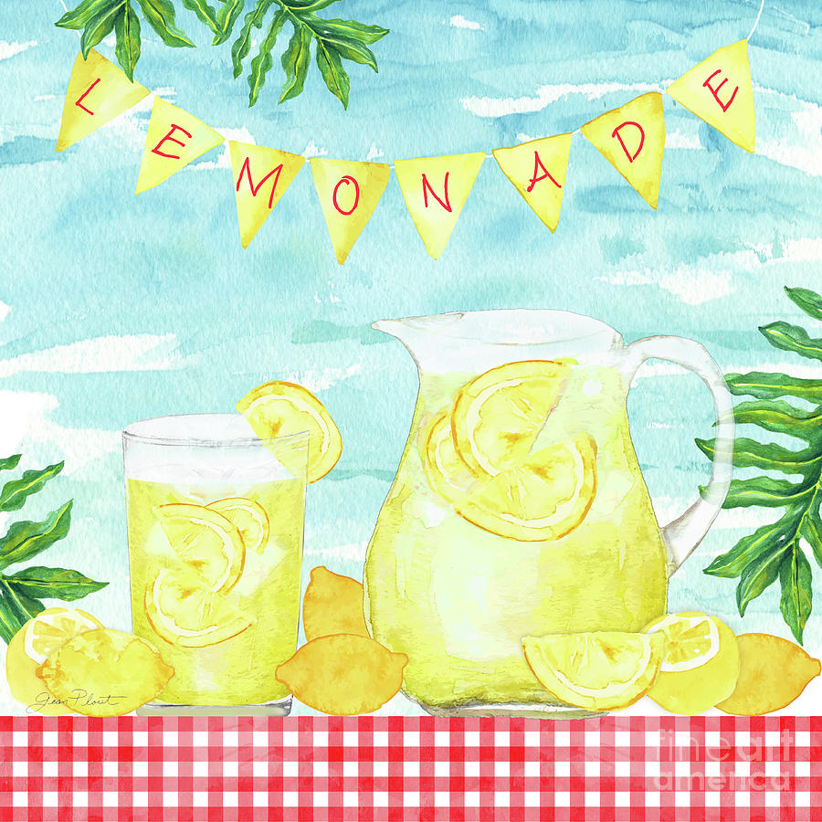 Summertime Lemonade 1 Painting by Jean Plout