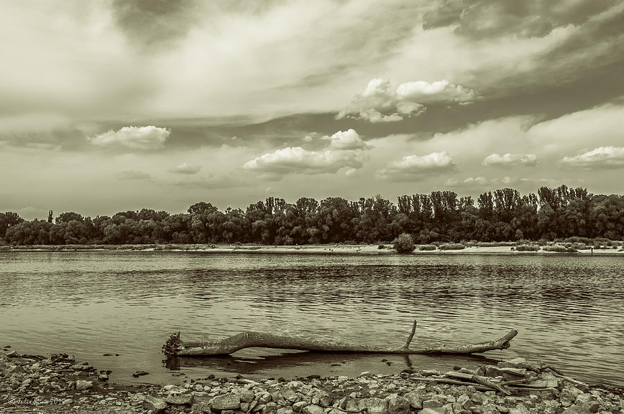 Summertime Vistula River In Warsaw Photograph