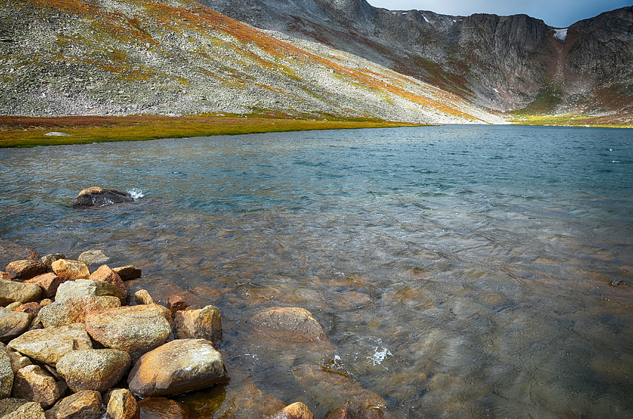 Summit Lake and Chicago Peaks Photograph by Angelina Tamez