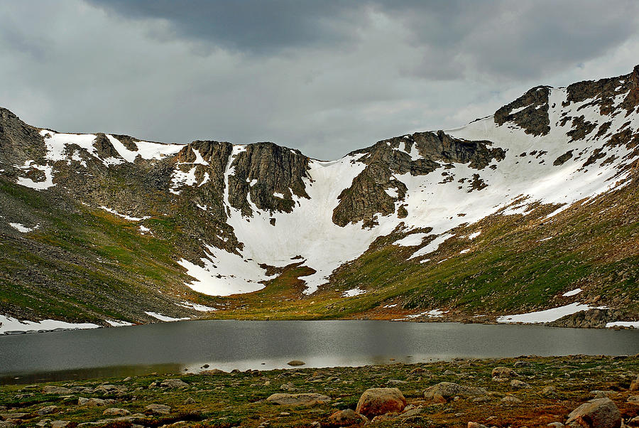 Summit Lake Glacier Photograph by Robert Meyers-Lussier