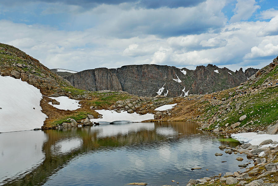 Summit Lake in Summer Photograph by Robert Meyers-Lussier
