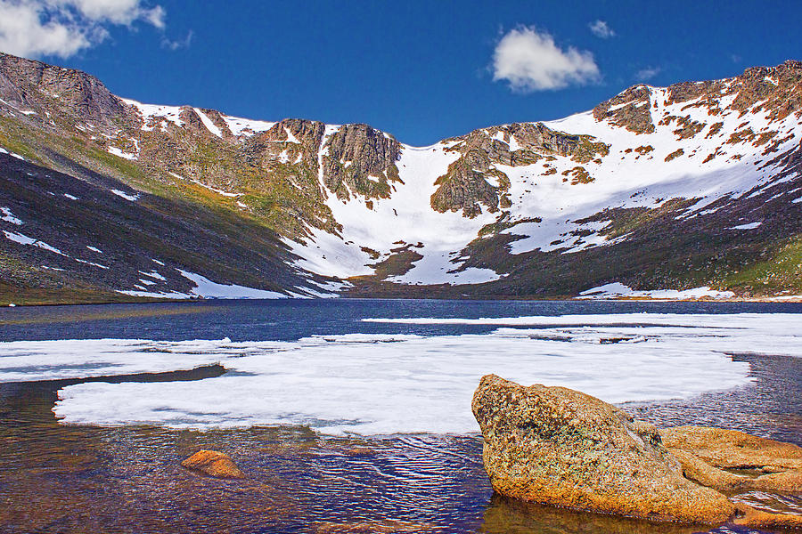 Summit Lake, Mt. Evans Photograph by Lowell Monke - Fine Art America