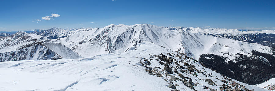 Summit Panorama - Mt. Guyot Photograph by Aaron Spong
