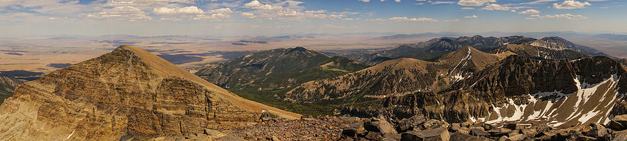 Summit View Wheeler Peak Great Basin National Park Nevada Photograph by Lawrence S Richardson Jr