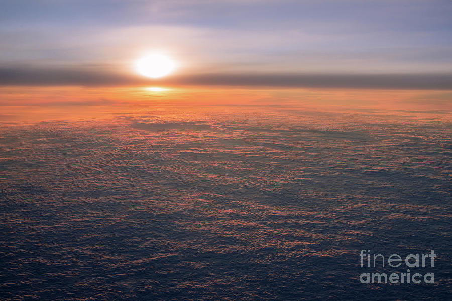 Sun above the clouds Photograph by Zina Stromberg