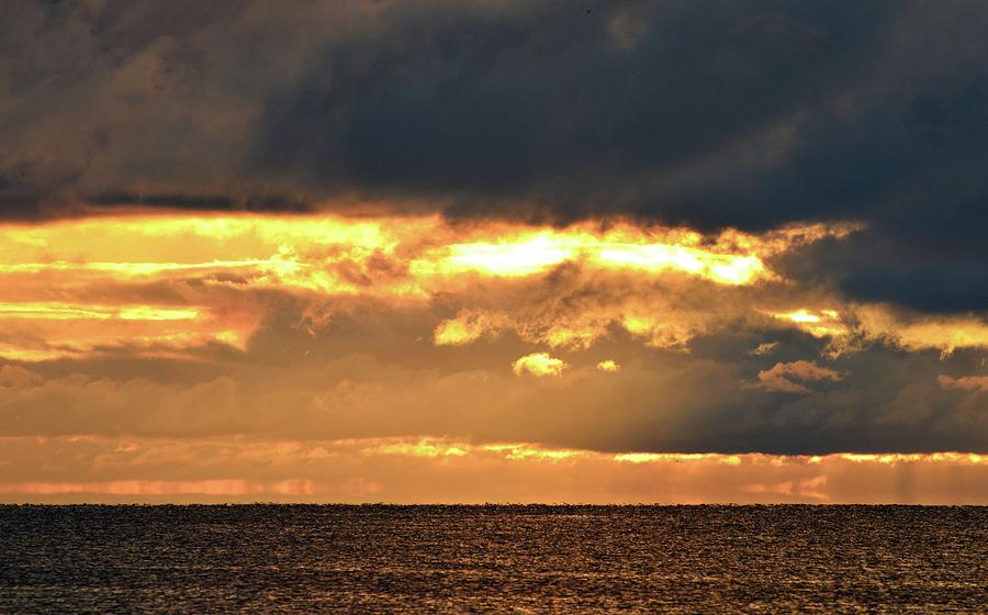 Sun And Clouds Above Lake Simcoe  Photograph by Lyle Crump