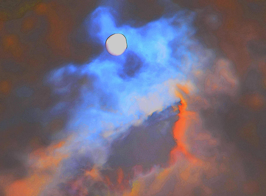 Sun and Clouds Reflection Photograph by Bill Cain