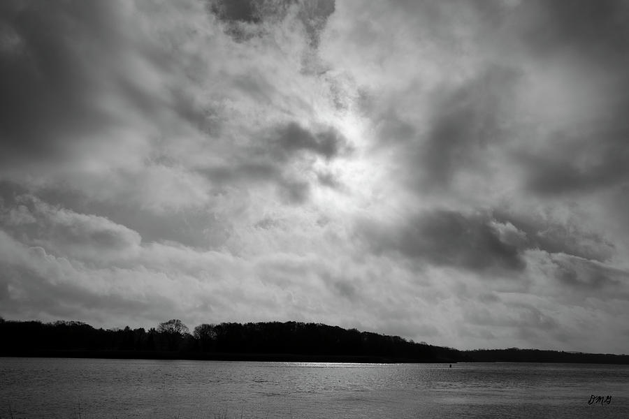 Nature Photograph - Sun and Clouds Taunton River by David Gordon
