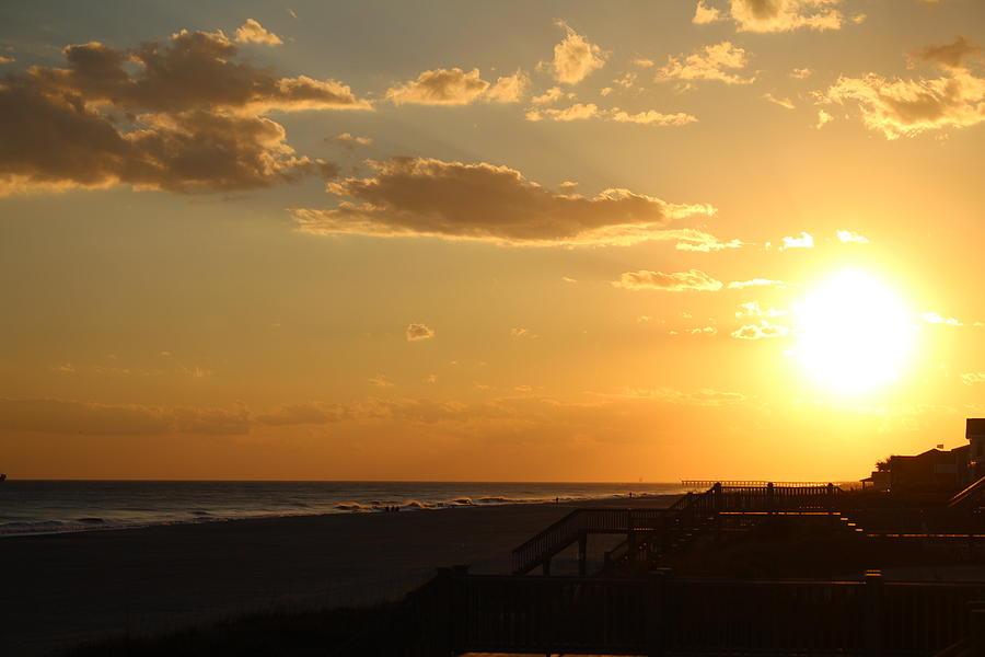 Sun At Holden Beach Photograph by Cynthia Guinn