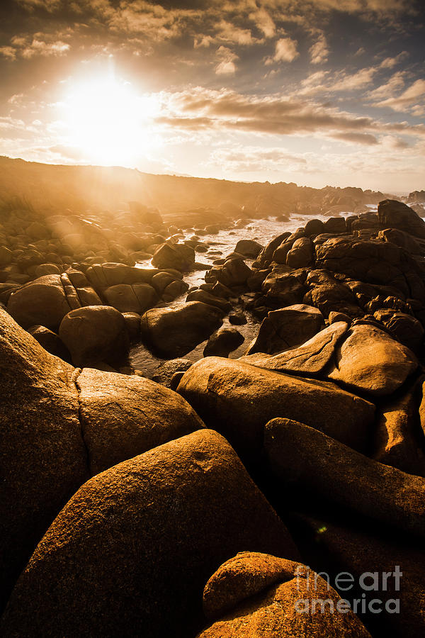 Sun bleached Australia beach Photograph by Jorgo Photography