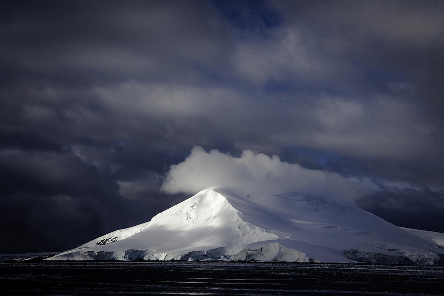 Antarctica Photograph - Sun Breakthru- Antarctica by Ralph Fahringer