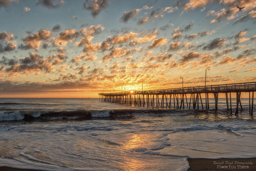 Virginia Beach Photograph - Sun Burst by Russell Pugh